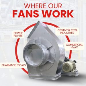 Heavy Duty Centrifugal Fan 2.2kW 380V high air volume industrial blower for long-distance ventilation in Kenya.